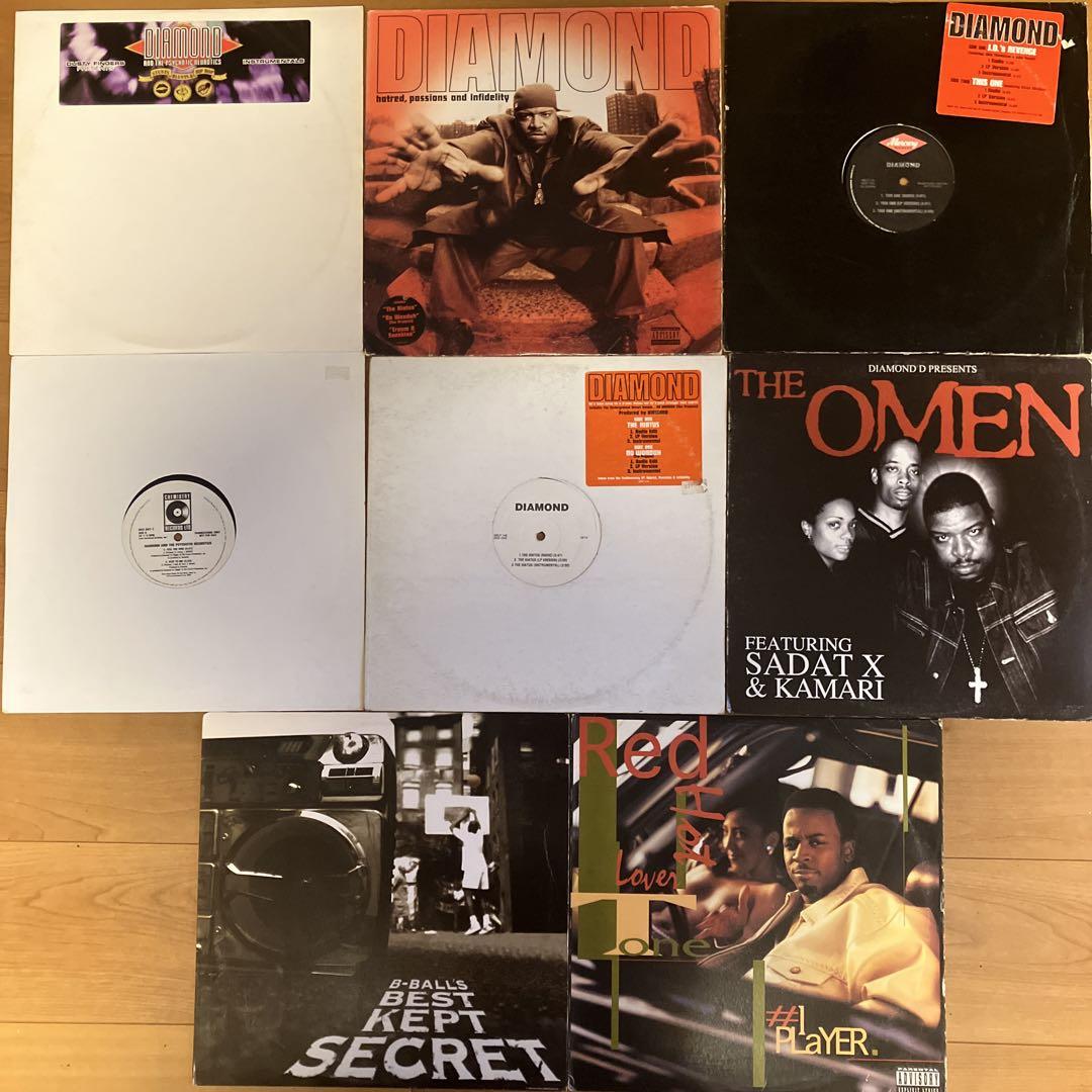 DIAMOND D LP&12inc 8枚set HIPHOP