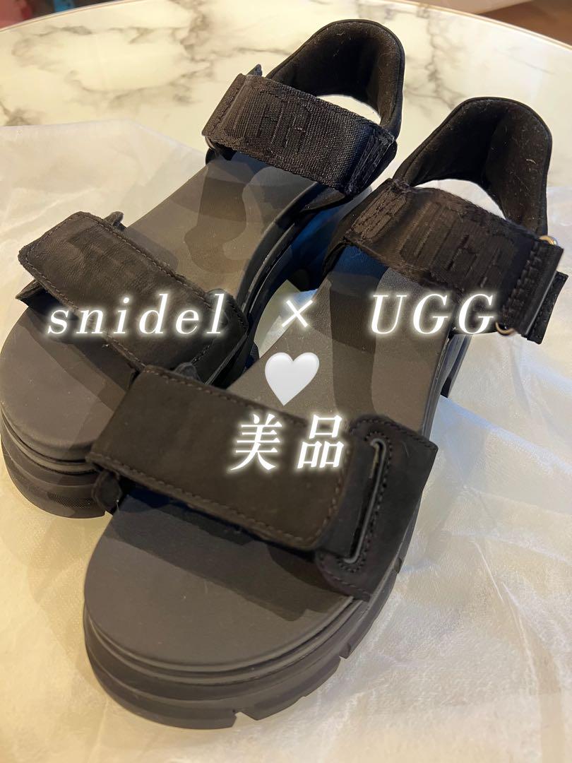 UGG snidel ugg ブラック スポーツサンダル 2024SS SNIDEL×UGGコラボサンダル 24cm - メルカリ