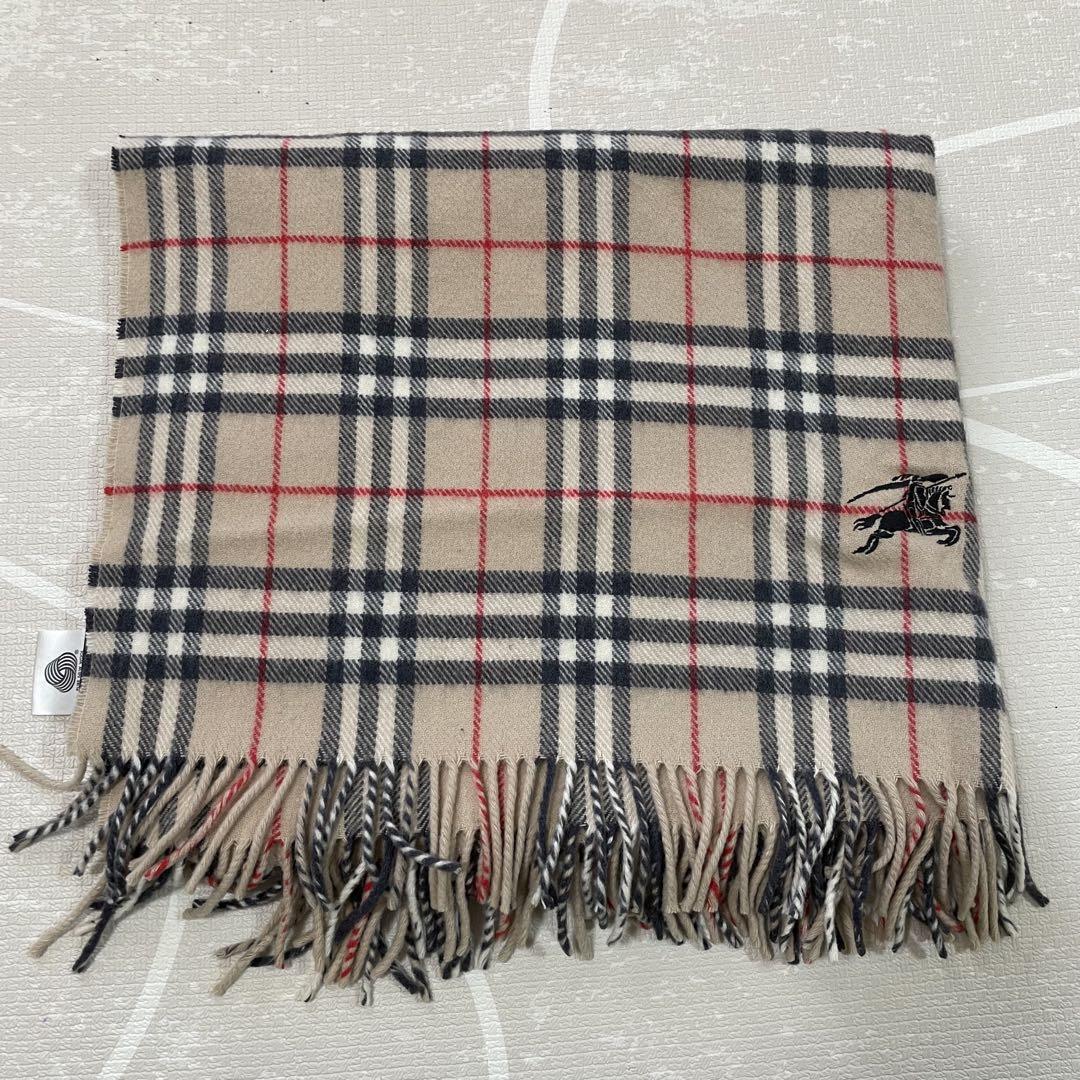 BURBERRY ストール ピュアウール ノヴァチェック 大判 膝掛け