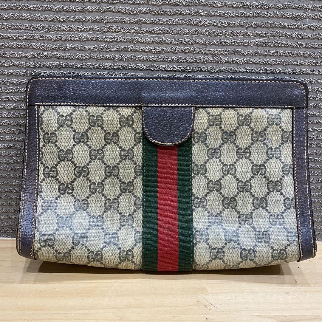 GUCCI クラッチバッグ シェリーライン ヴィンテージ オールドグッチ