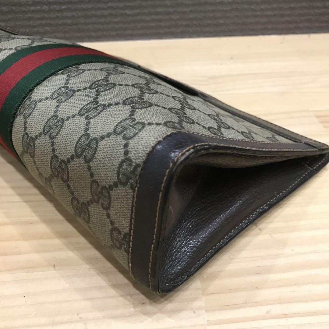 GUCCI クラッチバッグ シェリーライン ヴィンテージ オールドグッチ