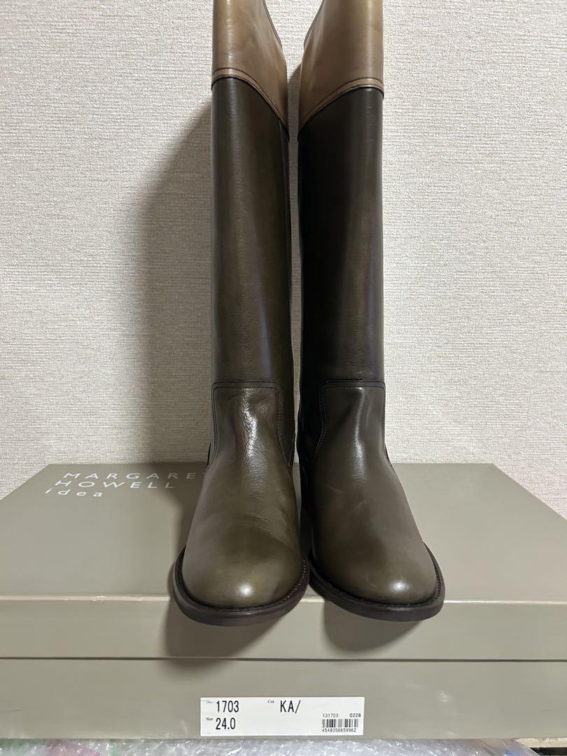 ロングブーツカーキベージュ