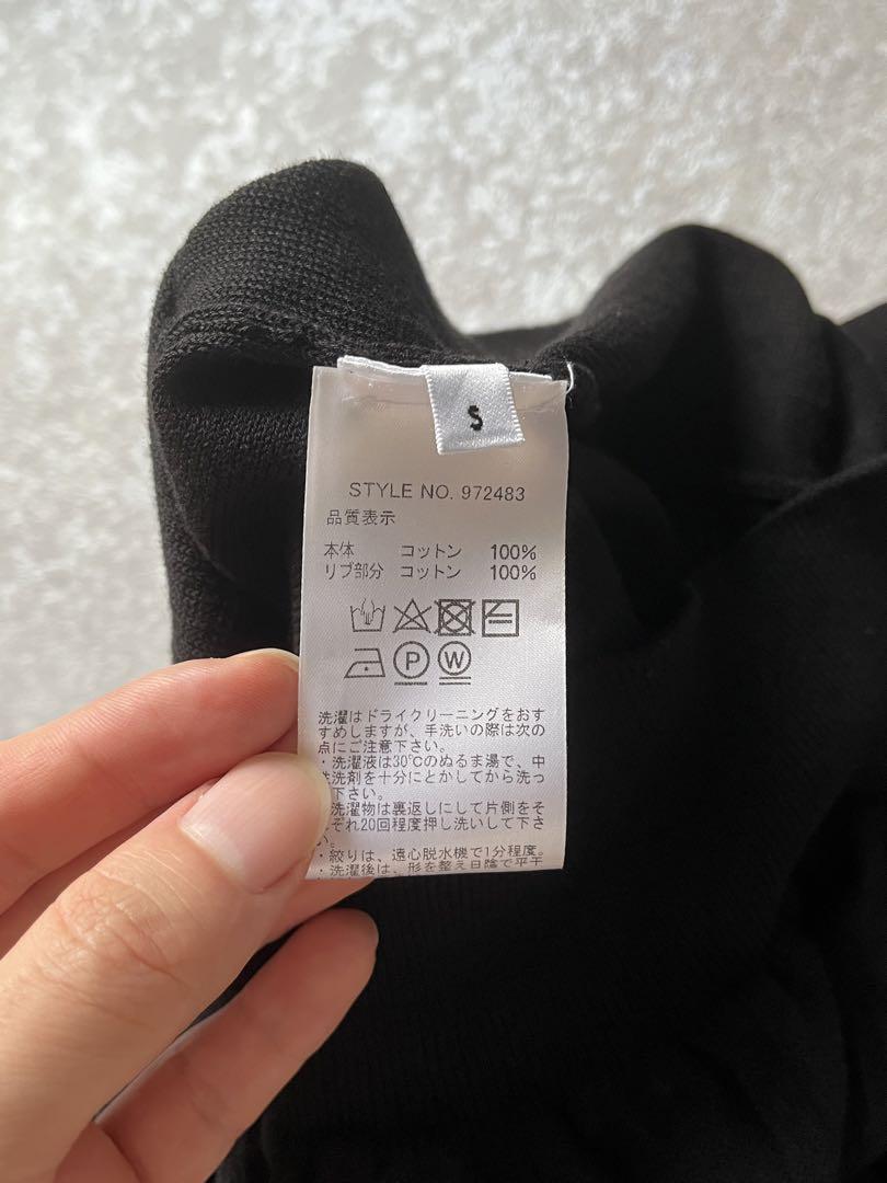 LEMAIRE 22SS 襟付きカーディガン ブラック Sサイズ