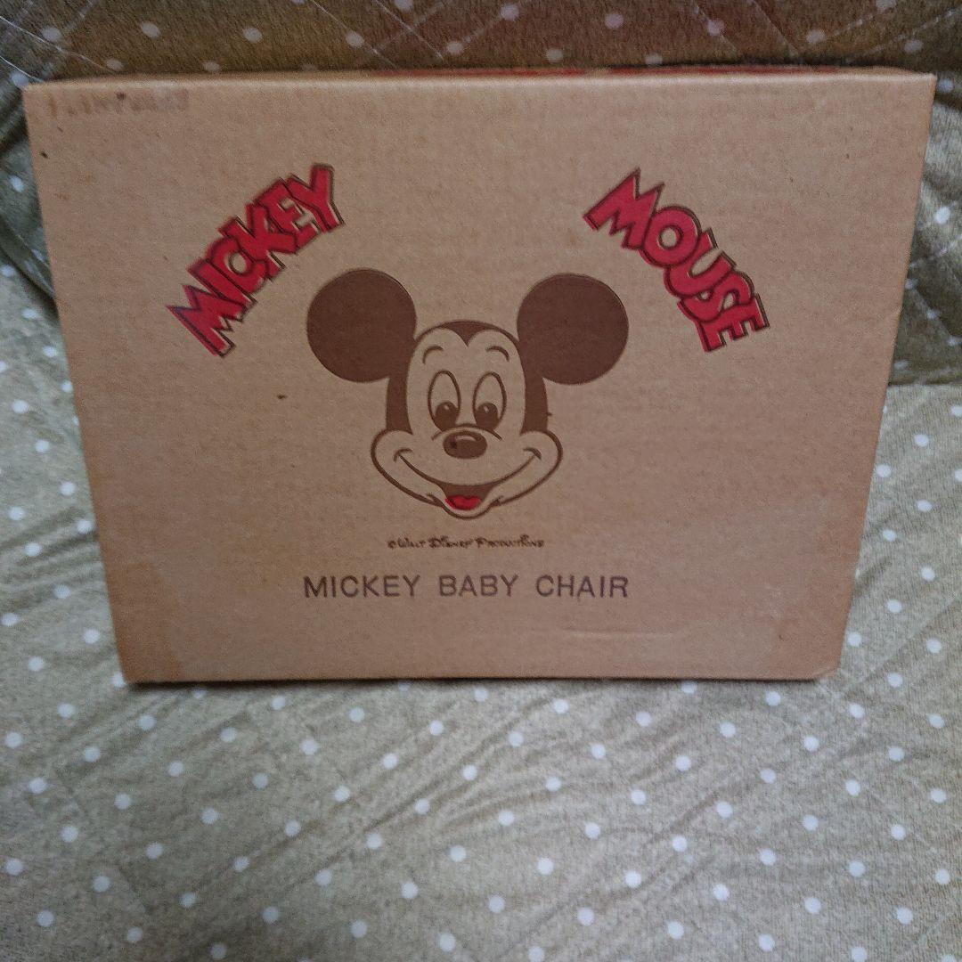 ディズニー ミッキーマウス 木製ベビーチェア