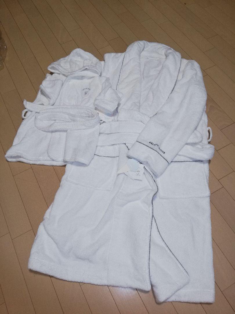 2333円 【数量限定】 ジェラートピケのバスローブ親子セット ガウン