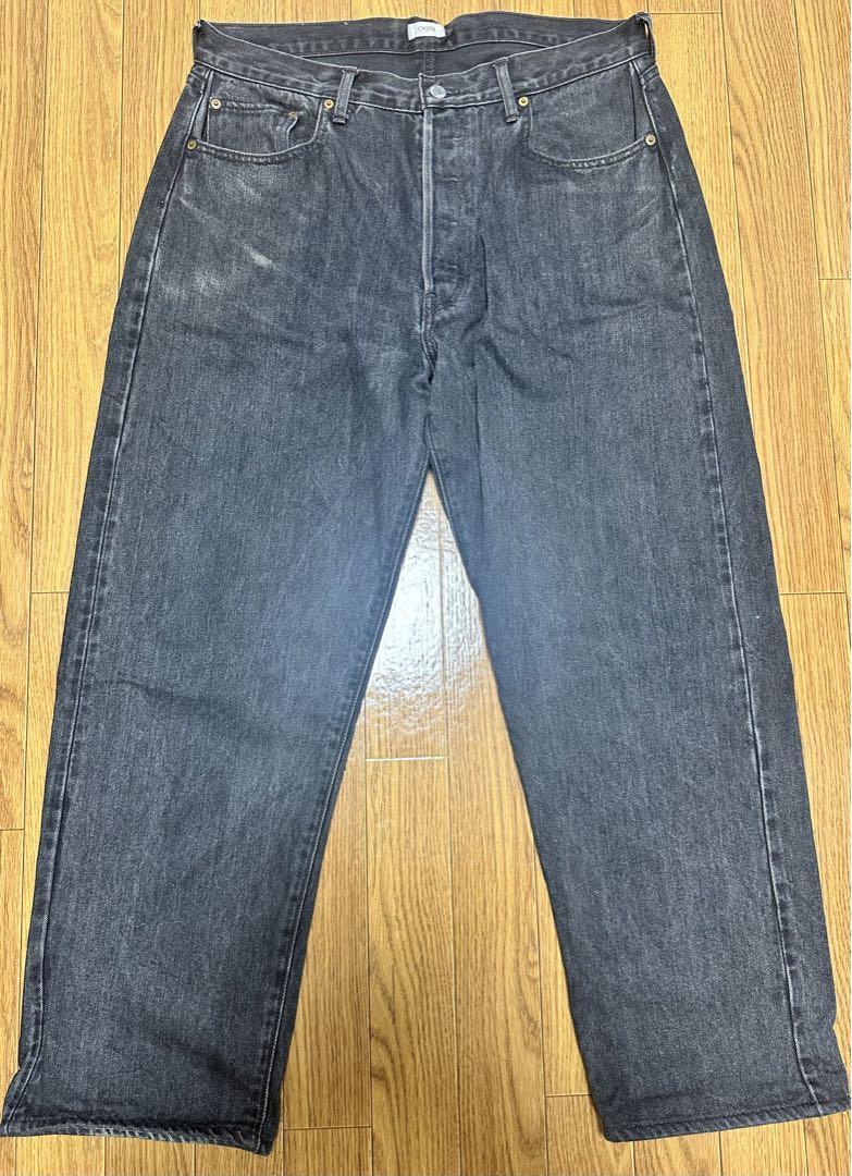 CIOTA Straight 5 Pocket ミディアムブラック　w35