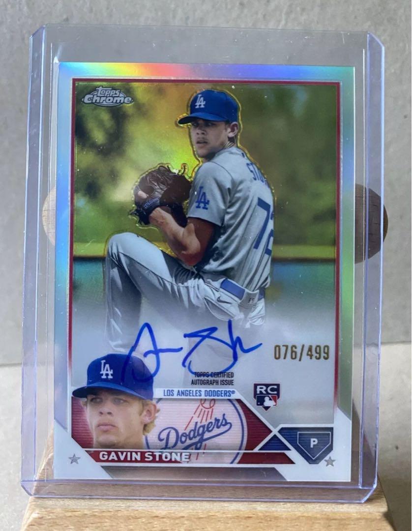 499枚限定 Topps Chrome Gavin Stone Auto RC