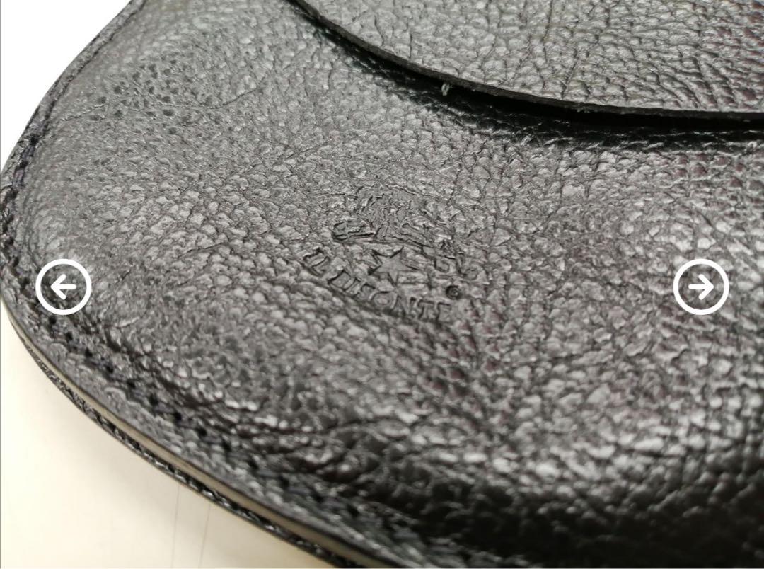 【専用】イルビゾンテ　コインケース型二つ折り財布 ブラック