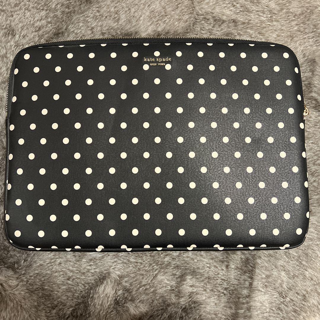 【匿名発送】ケイトスペード 水玉柄 15インチ対応 ノートPCケース 新品未使用 kate spade ドット柄 ノートPCケース - メルカリ