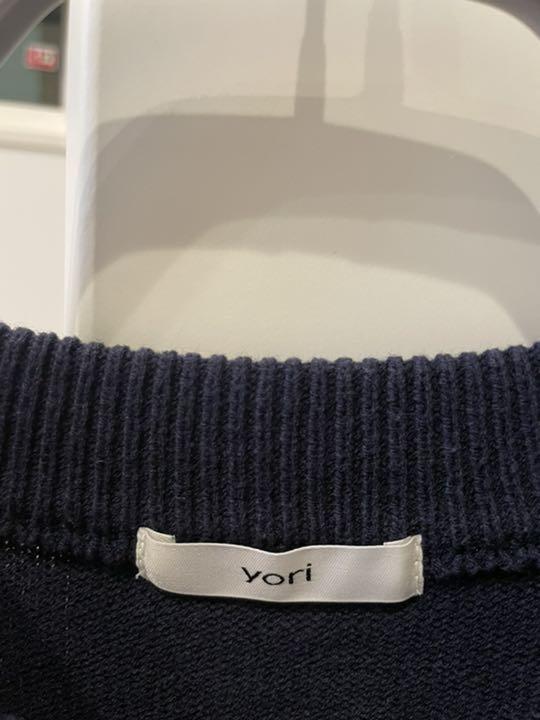 最終値下yori パフショルボーダーニット ネイビー - メルカリ 最終値下yori パフショルボーダーニット ネイビー - メルカリ