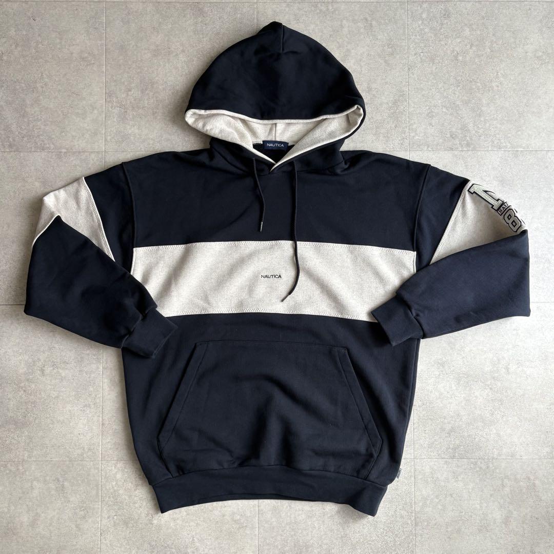 NAUTICA ノーティカ ツートン オーバーサイズ パーカー