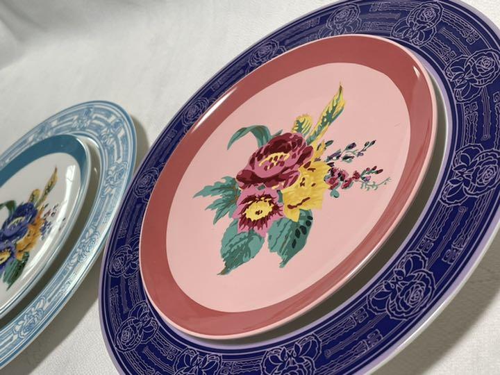 Francfranc 食器 ANNA SUI ディーププレート フラワー ピンク