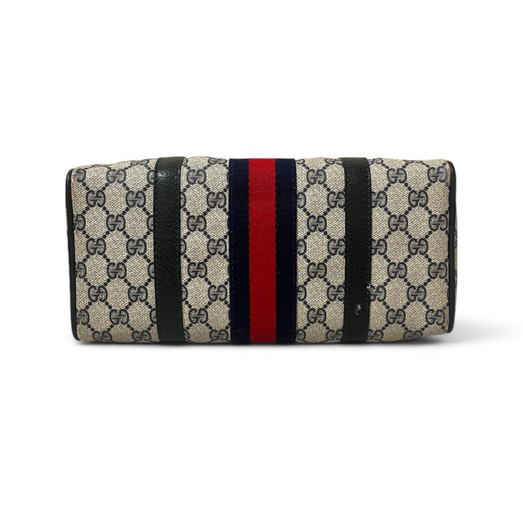 GUCCI Vintage Web stripe mini Boston bag 画像7