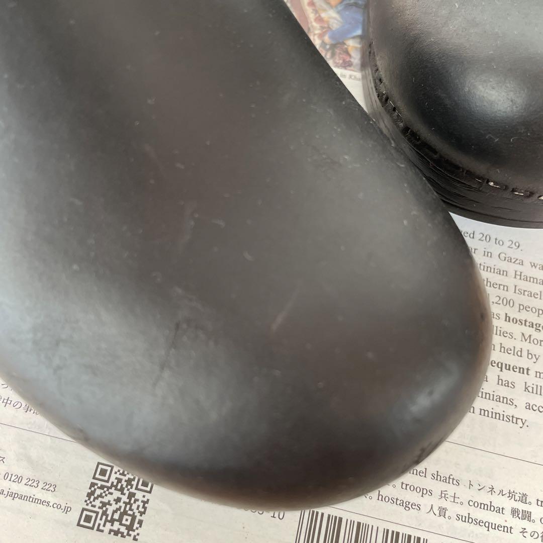 Dansko 黒 レザー シューズ 本体