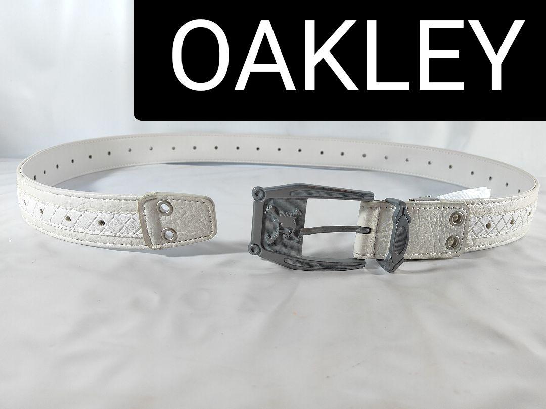 極美品】OAKLEY オークリー 高級スカルバックルベルト 2025春夏
