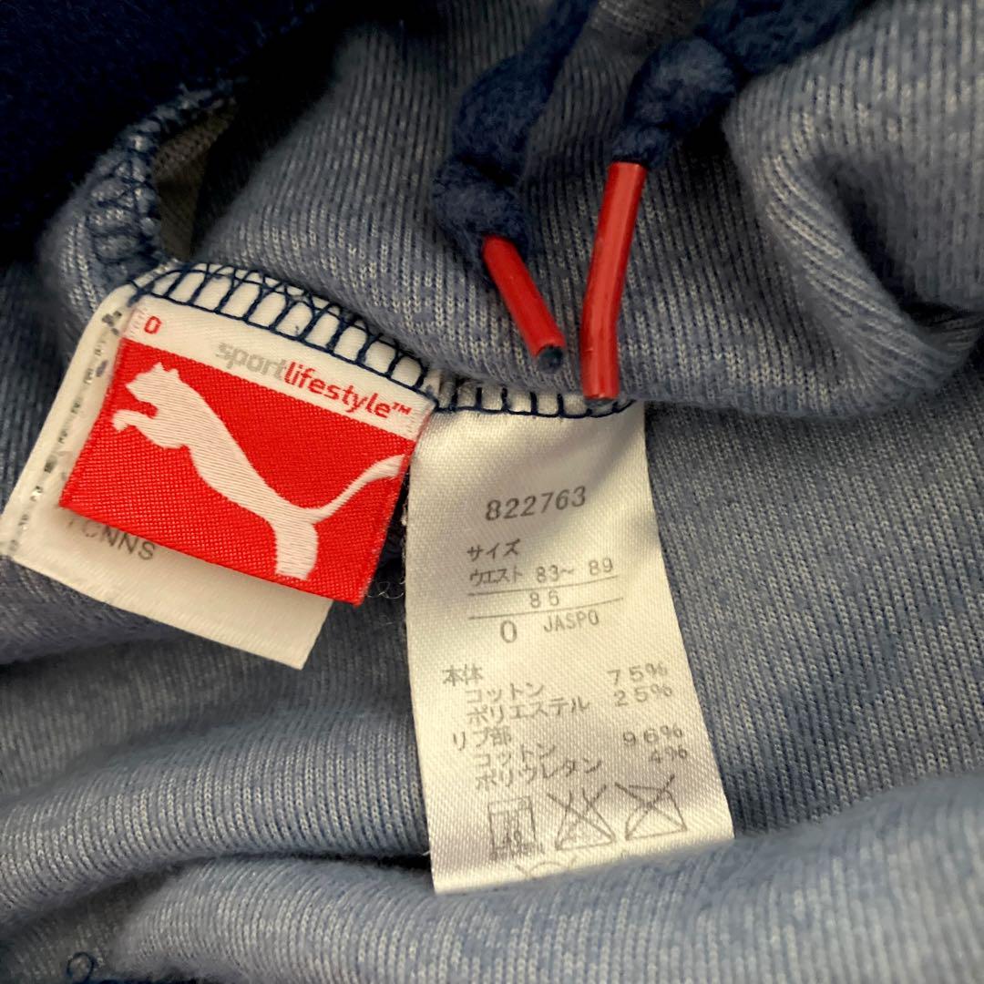希少カラー　00s　OLD PUMA　ベロア　セットアップ　Y2K　刺繍　L 00s OLD PUMA Lサイズ ベロアセットアップ上下 レアカラー B系