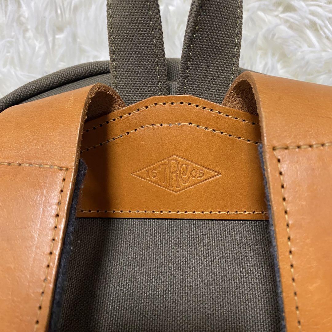 希少✨vasco×トロフィークロージング　キャンバスレザー　バックパック