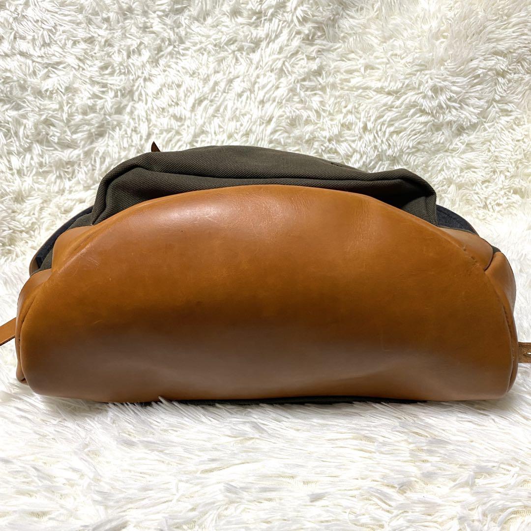 希少✨vasco×トロフィークロージング　キャンバスレザー　バックパック