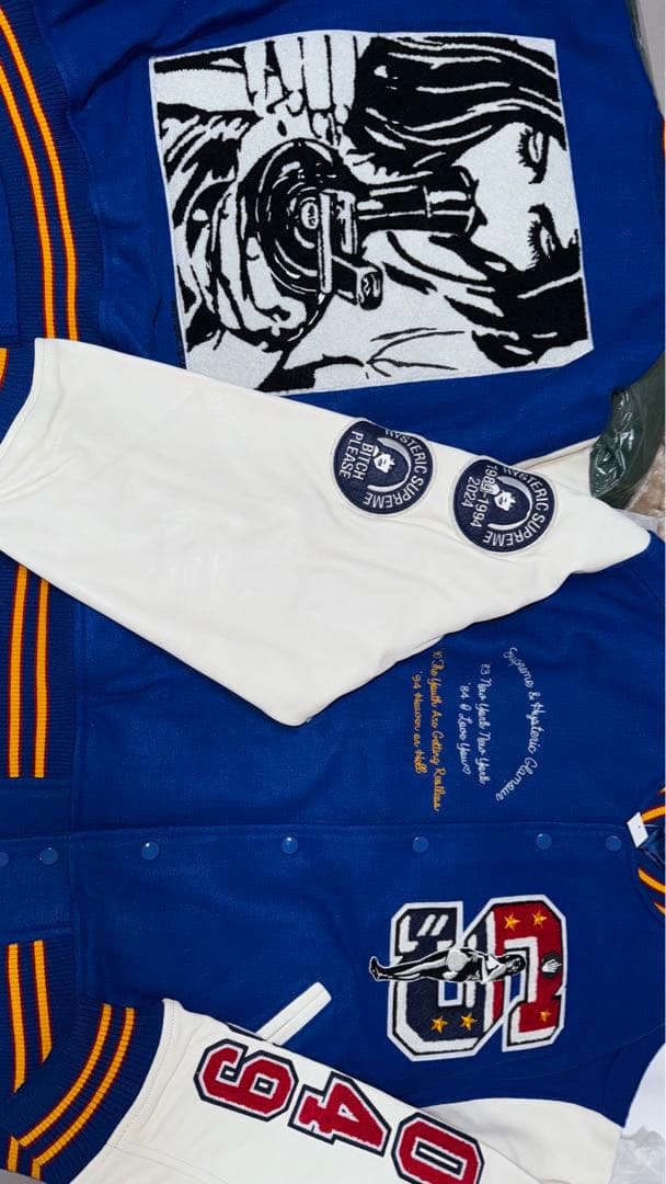 Supreme hysteric glamour varsity jacket Supreme hysteric glamour varsity jacket