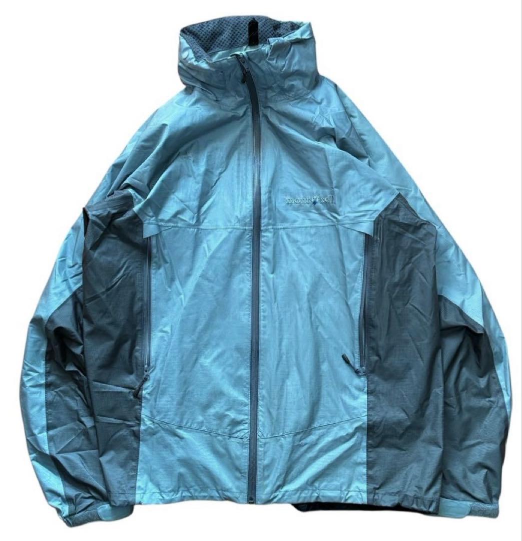 montbell GORE-TEX フード マウンテンパーカー グレー