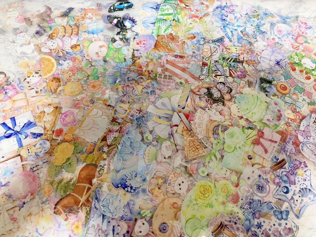 【切売】お試し 動物多め 海外マステ petテープ ③ 画像1