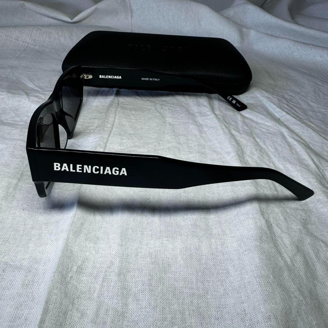 【定価5.1万】Balenciaga サングラス スクエア ブラックBB0305