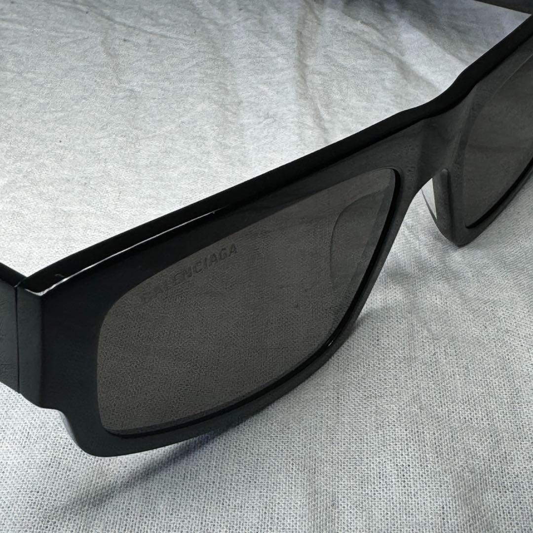 【定価5.1万】Balenciaga サングラス スクエア ブラックBB0305