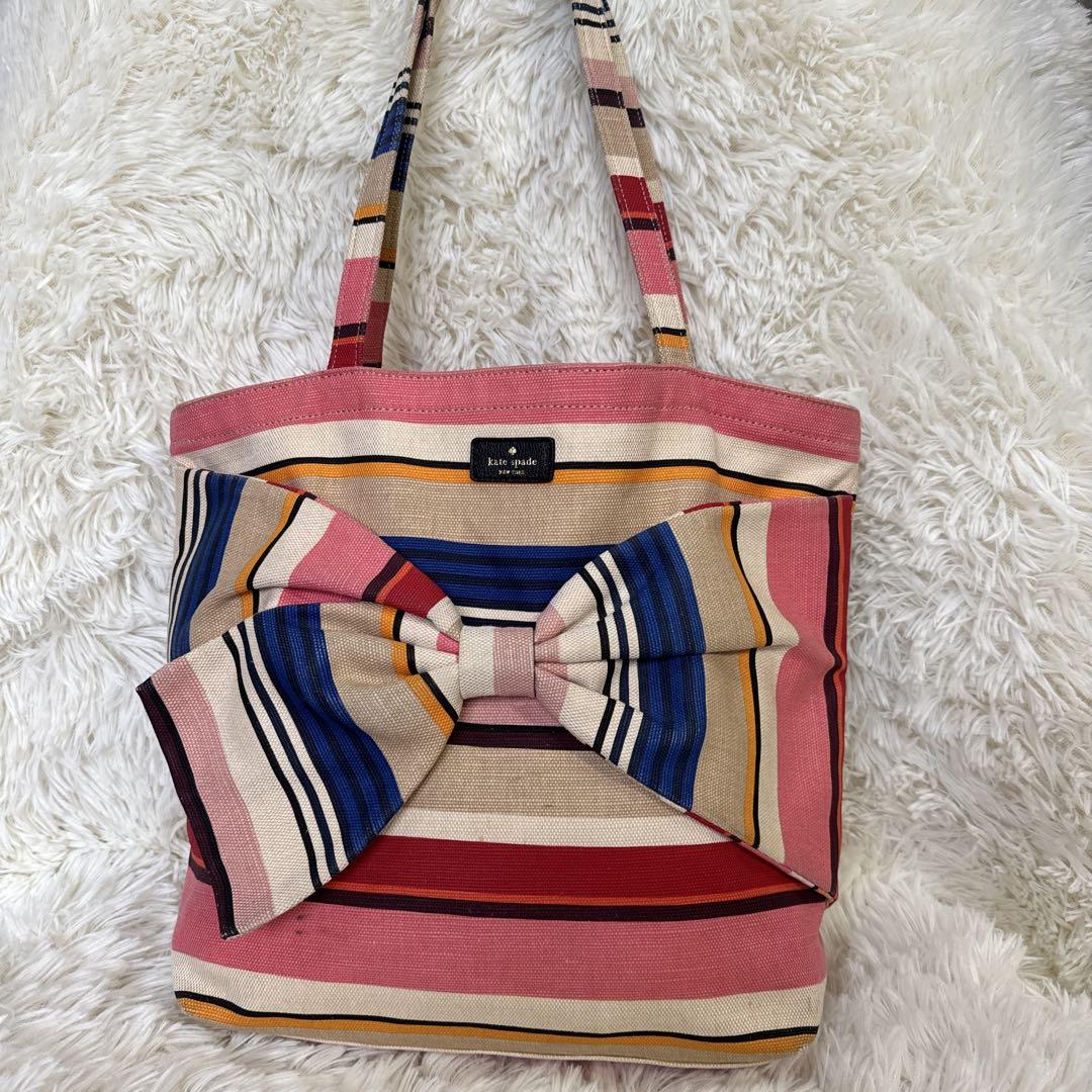 kate spade NEW YORK ケイトスペード リボン トートバッグ