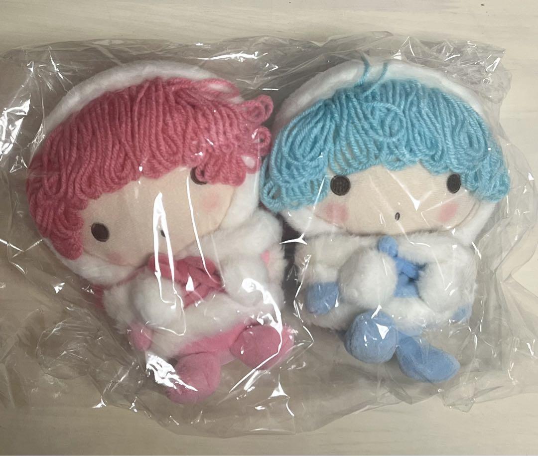 キキララ ぬいぐるみ 毛糸 ケープ マスコット リトルツインスターズ サンリオ