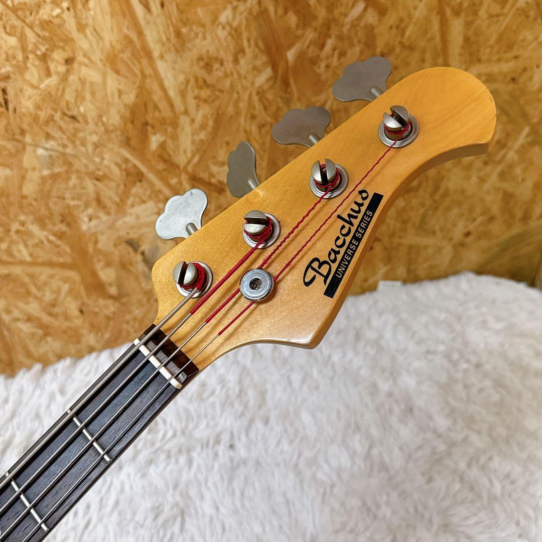 Bacchus バッカス PBタイプ プレシジョンベース 初心者向け レッド 赤 Bacchus バッカス PBタイプ プレシジョンベース 初心者向け レッド 赤