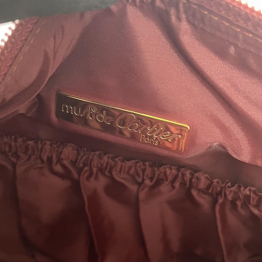 Cartier カルティエ希少 バニティー レザー ポーチ