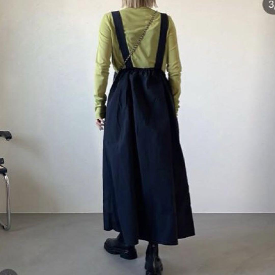CFT. シフト ナイロンタフタ ギャザーワンピース ノースリーブ