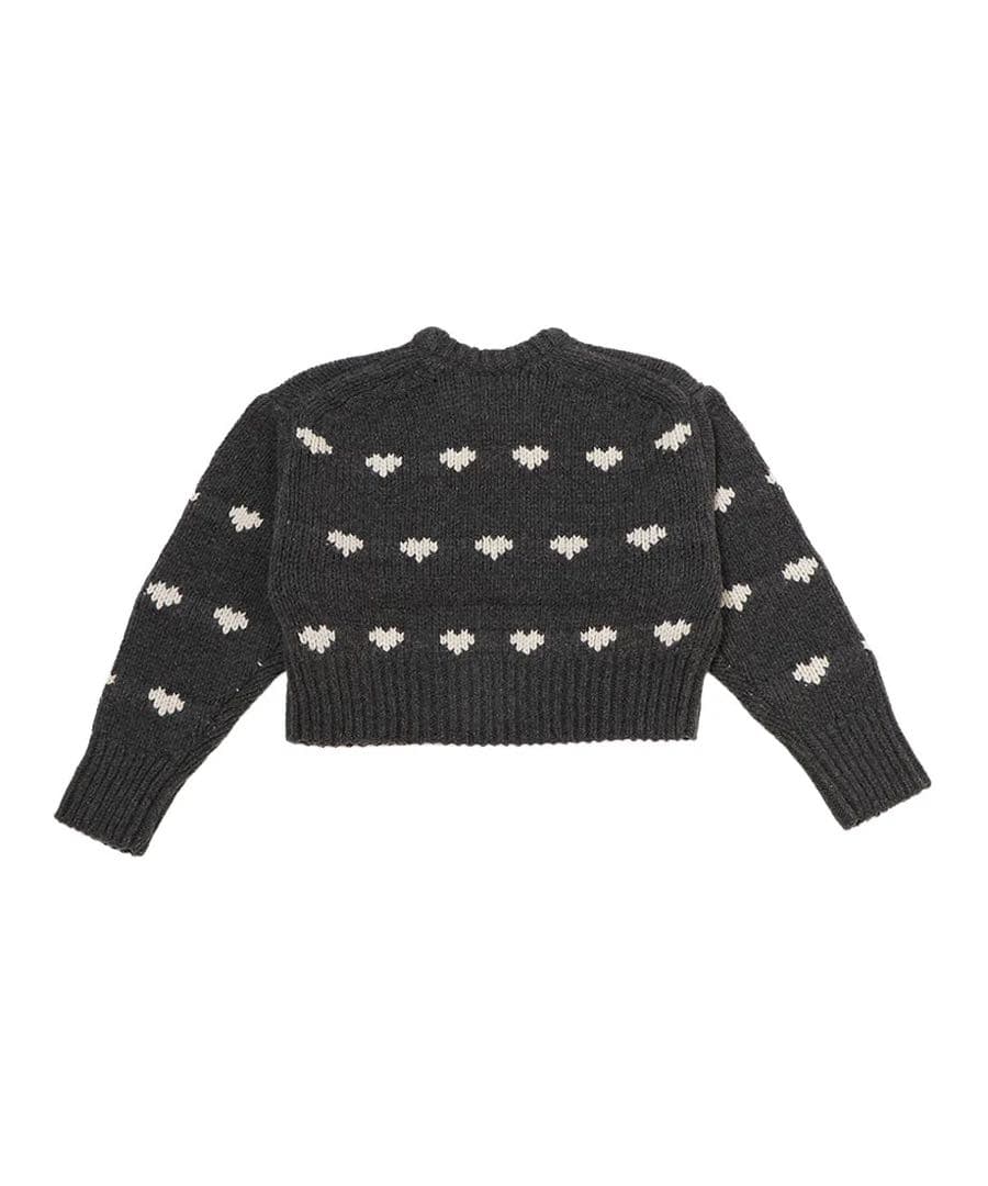 NKNIT ンニット short ♡pattern KNIT GRAY NKNIT ンニット short ♡pattern KNIT GRAY