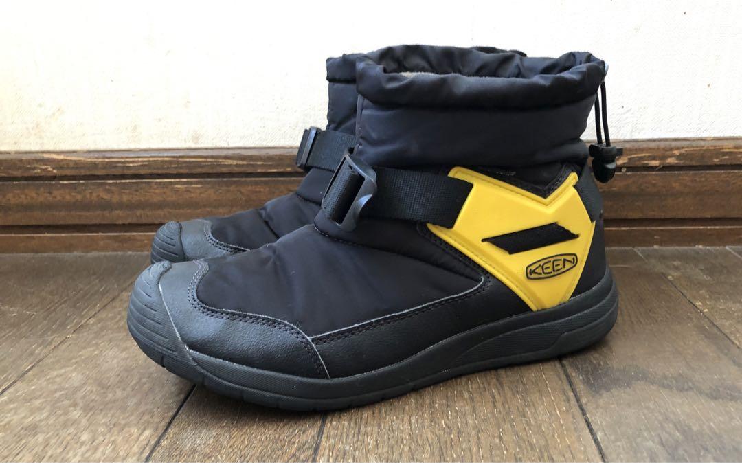 美品　KEEN キーン　スノーブーツ 27センチ ブラック×イエロー 美品 KEEN キーン スノーブーツ 27センチ ブラック×イエロー