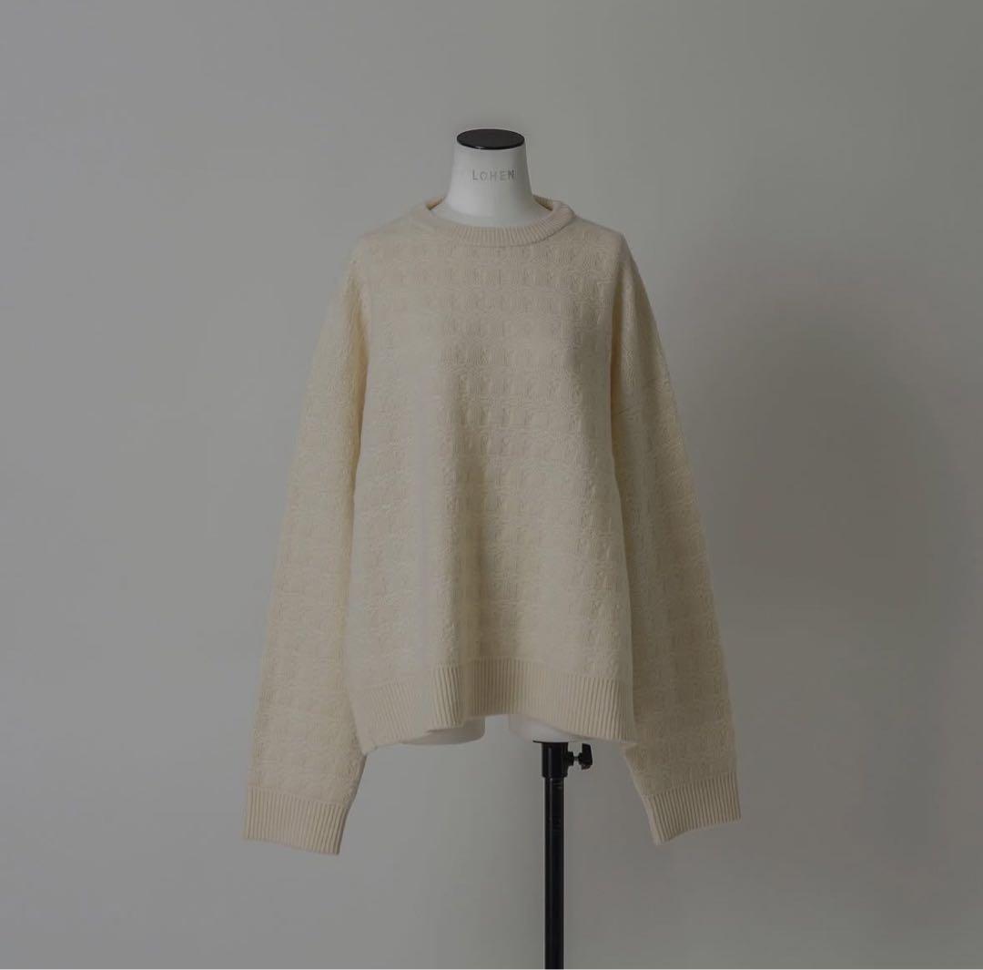 LOHEN ローヘン ジオメトリックジャガードニットFREE SIZE