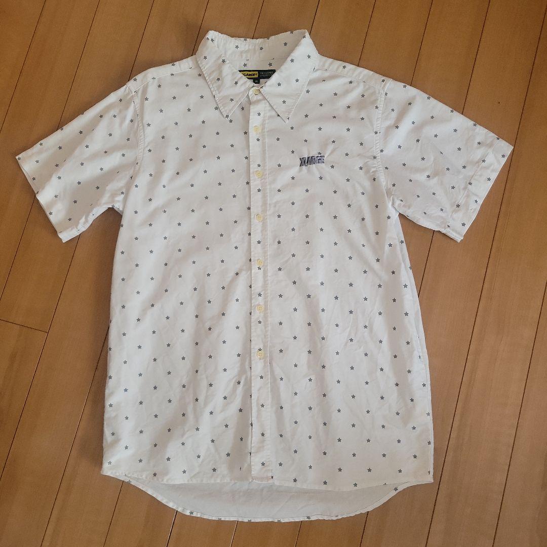 中古美品★エクストララージXLARGE 星柄 半袖シャツSizeXL