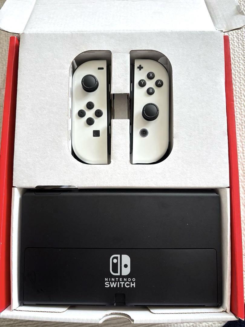【1度使用】Nintendo Switch スイッチ本体 有機ELホワイト