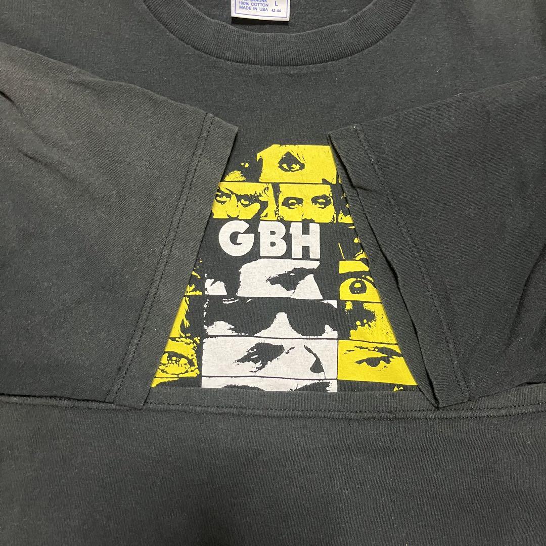 90s USA製　G.B.H. GBH バンドTシャツ 　L 5