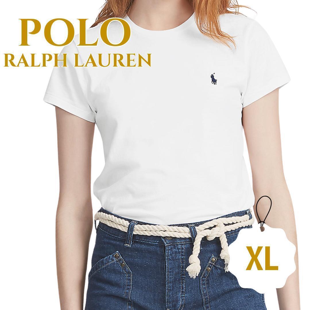 売れ筋新商品 新品】ポロラルフローレン Tシャツ RalphLauren 定番 白 XL トップス