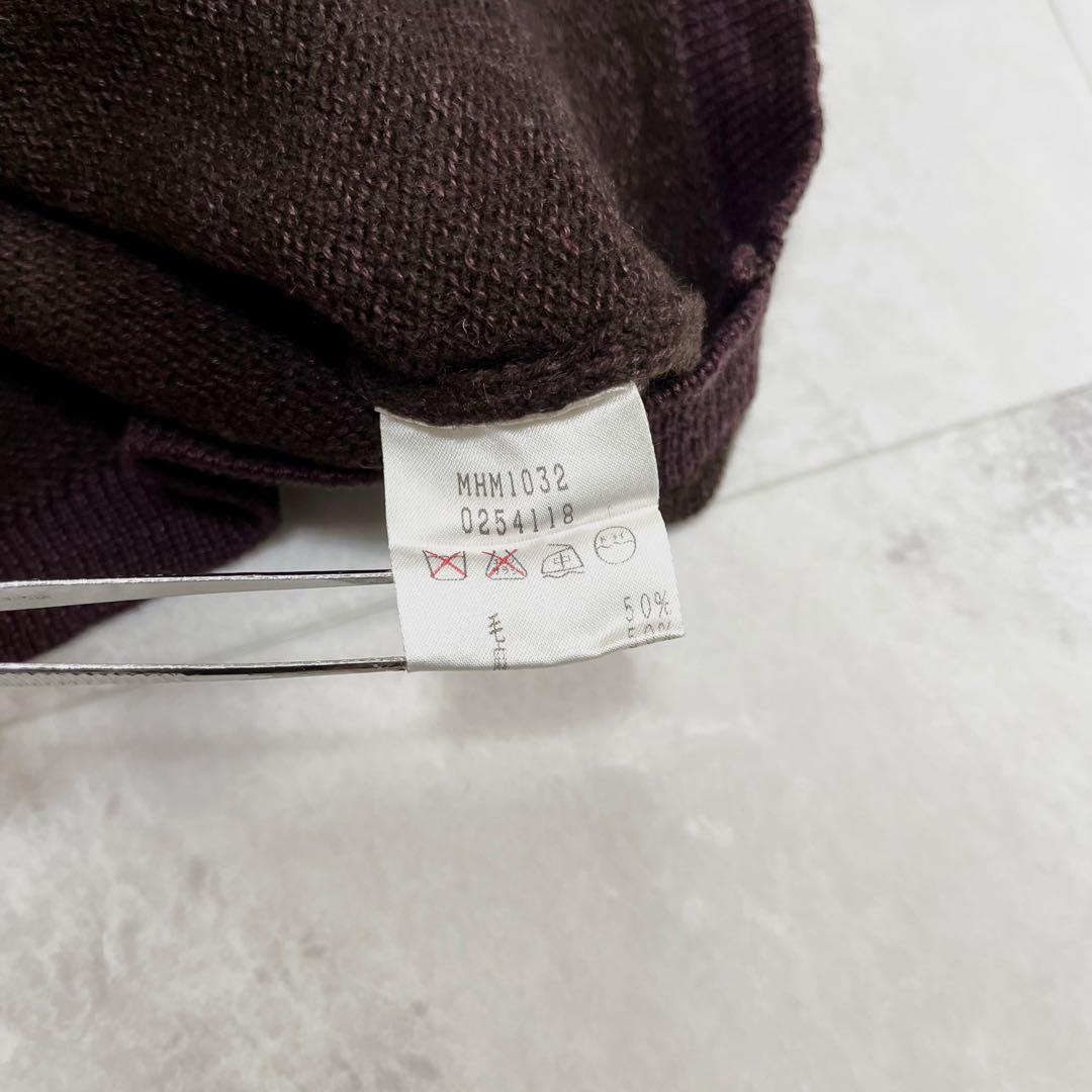 美品『MARGARET HOWELL』クルーネック／リネン混／プルオーバー／M