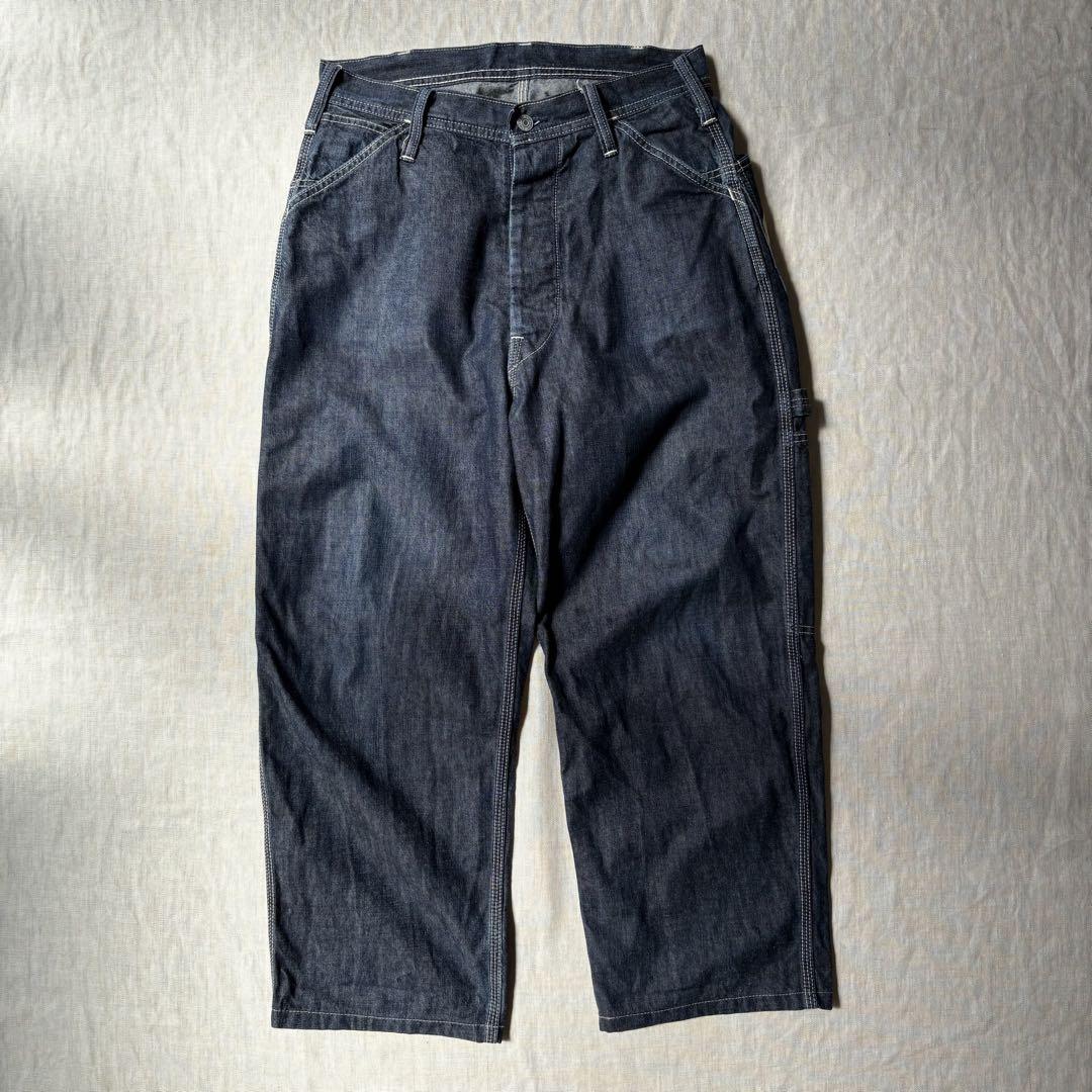 EVISU　カモメ　ペインターパンツ　デニム　サイズ38 EVISU エヴィス カモメ ペインターパンツ デニム シンチバック