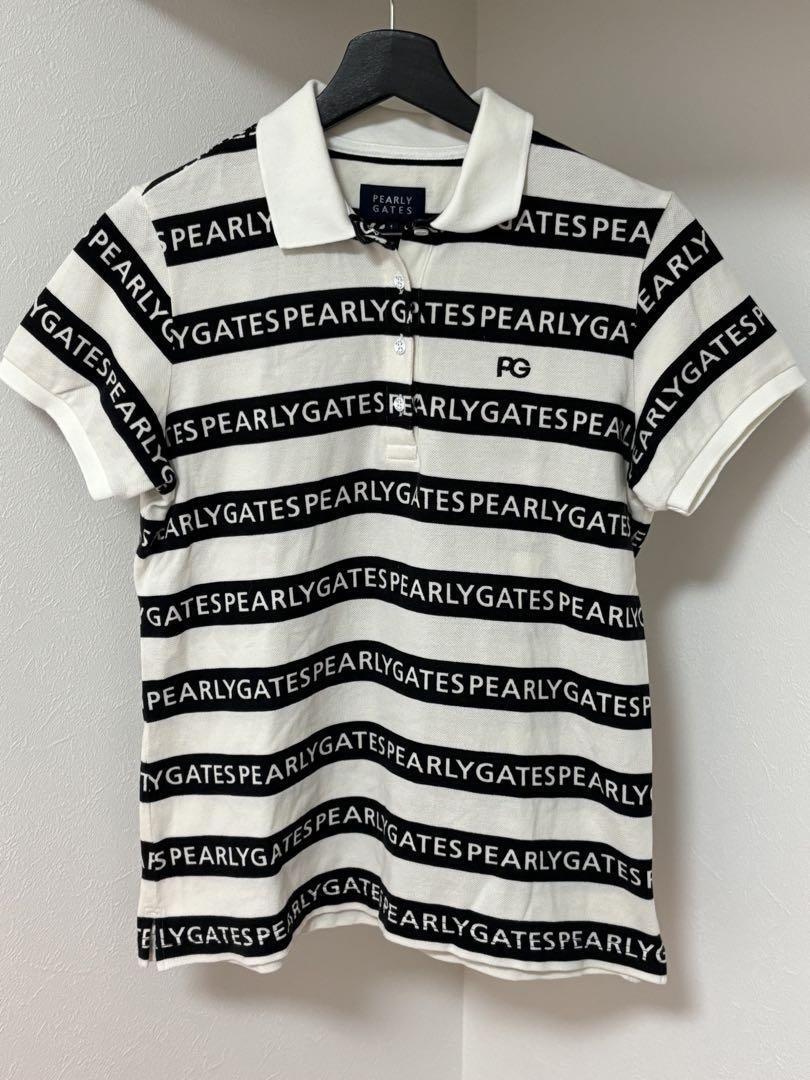 PEARLY GATES パーリーゲイツ ポロシャツ ボーダー レディース