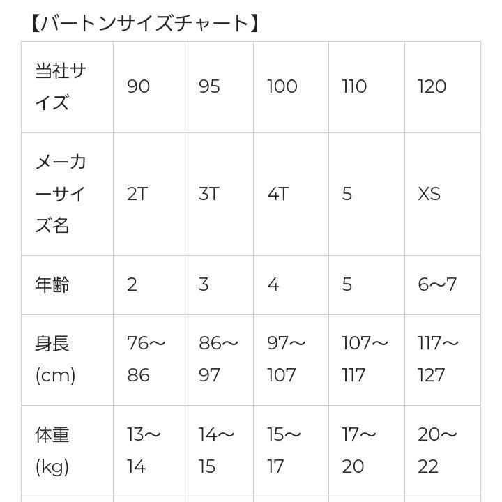 バートン　BURTON　スキーウェア　4T