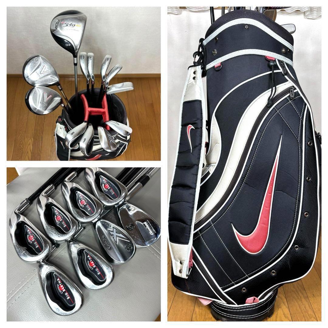 本格派 メンズゴルフクラブセット12本 キャロウェイ ビッグバーサ ナイキ