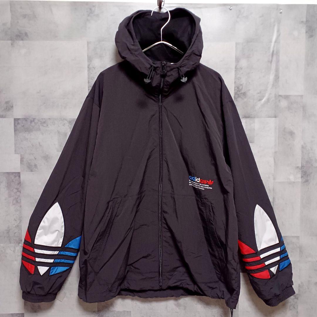 希少！アディダス adidasフード付きウィンドブレーカー v-21 PLYR5 希少デザイン adidas アディダス メンズ ウィンドブレーカー