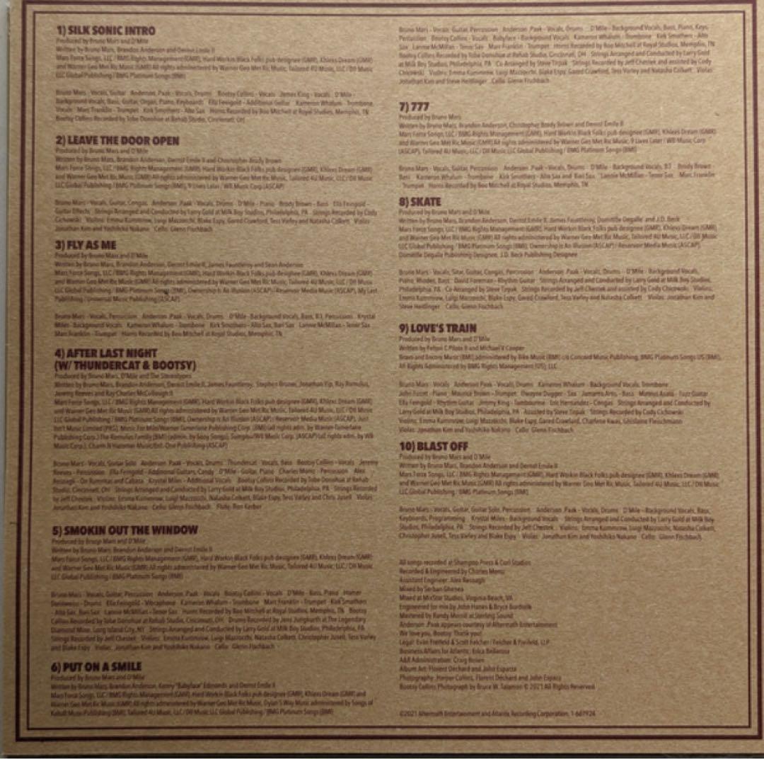 洋楽 silk sonic An Evening With Silk Sonic LP