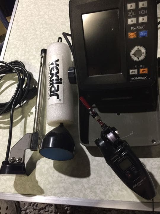 HONDEX 魚探PS-500C 振動子 SHIMANO電動リール セット www