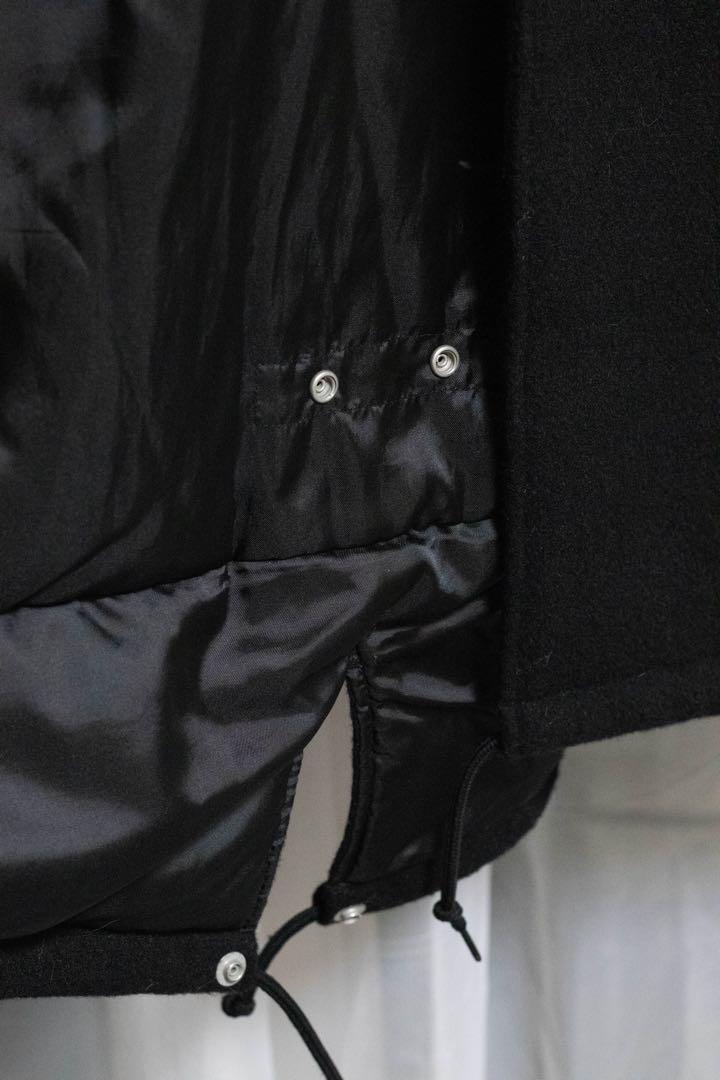 BEAMS 黒 ウール ロングコート