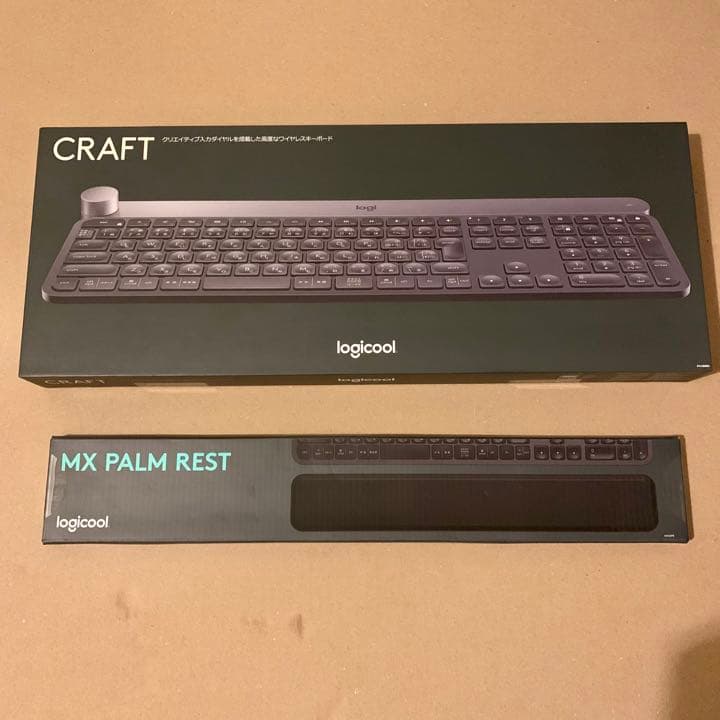 Logicool ワイヤレスキーボードMx Keys パームレスト KX800