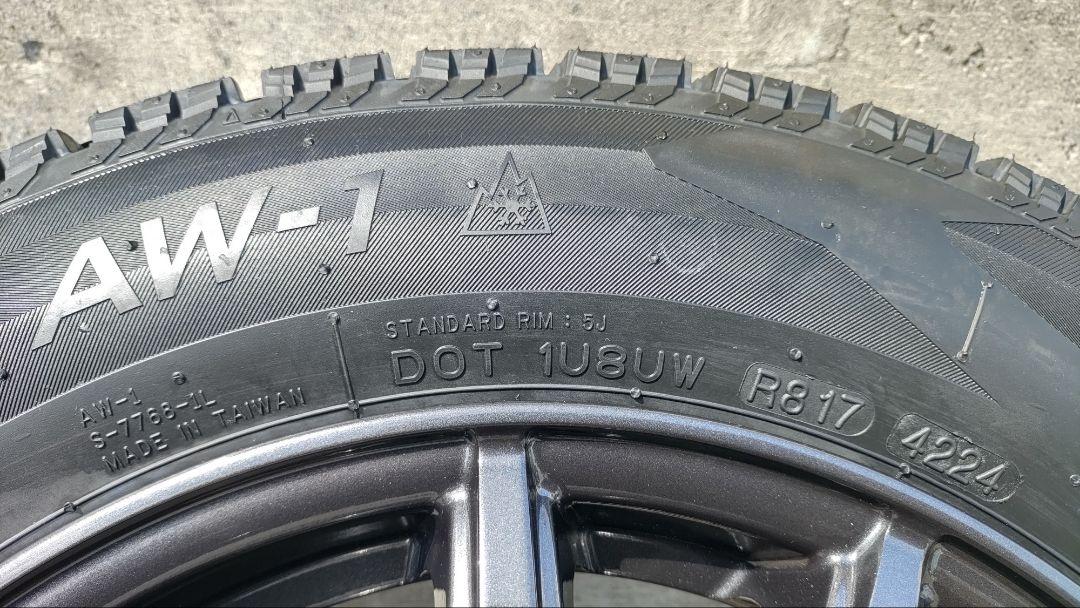 165/70r14 スタッドレスタイヤホイール4本セット 新品·未使用